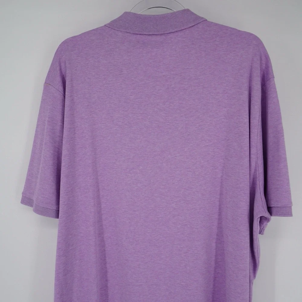Polo Ralph Lauren Polo Shirt Men XXL Lavender Classic Fit Soft Cotton Flesh Pony